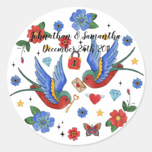 6 - 3" Favoriser les autocollants Spar de tatouage