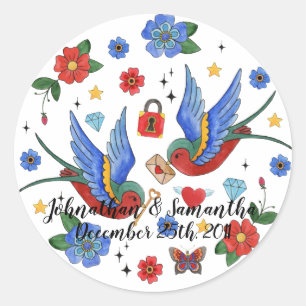 6 - 3" Favoriser les autocollants Spar de tatouage