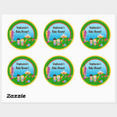 6 - 3" Favoriser Stickers Candy Land Crème glacée (Feuille)
