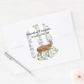 6 - 3" Favoriser Stickers Deer Doe Woodland Buck L (Enveloppe)