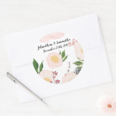 6 - 3" Favoriser Stickers Fleurs florales blanches (Enveloppe)