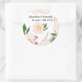6 - 3" Favoriser Stickers Fleurs florales blanches (Sac)