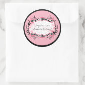 6 - 3" Favoriser Stickers Girly Butterfly Zebra Pr (Sac)