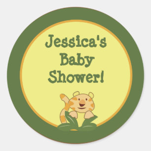 6 - 3" Favoriser Stickers Jungle Babies
