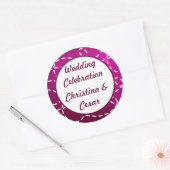 6 - 3" Favoriser Stickers Papier Plan Purple Loop (Enveloppe)