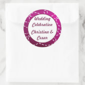 6 - 3" Favoriser Stickers Papier Plan Purple Loop (Sac)
