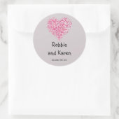 6 - 3" Favoriser Stickers Pétales Floraux Rose Ro (Sac)