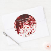 6 - 3" Favoriser Stickers Splatter de sang Vampire (Enveloppe)