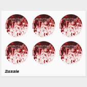 6 - 3" Favoriser Stickers Splatter de sang Vampire (Feuille)