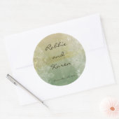 6 - 3-inch Favor Stickers Floral Antiek (Envelop)