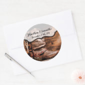 6 - 3" Stickers Favoriser Botte de cowboy Bottes G (Enveloppe)