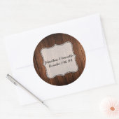 6 - 3" Stickers Favoriser Grange Bois Pays Rustiqu (Enveloppe)