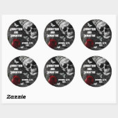 6 - 3" Stickers Favoriser Hauning Adeline Zade Mea (Feuille)