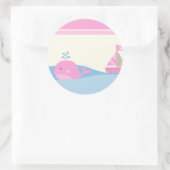 6 - 3" Stickers Favoriser Naut Voilier Baleine (Sac)