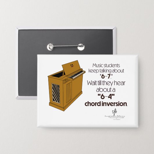 6-4 Chord Inversion  Button (Voorkant / Achterkant)