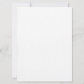 6,5 x 8,75 inch B/W elegante Bridal Shower Invitat Kaart (Achterkant)