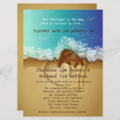 6,5 x 8,75-inch Beach Wedding Invitation Kaart (Voorkant / Achterkant)