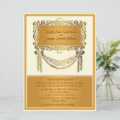 6,5 x 8,75 po - Invitation au mariage (Debout devant)