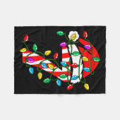 6 7 67 Meme Six Seven Candy Funny Christmas Couple Fleece Deken (Voorkant (Horizontaal))