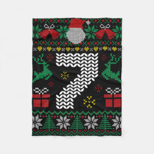 6 7 67 Meme Zes Zeven Grappig Kerstmis Lelijk Paar Fleece Deken