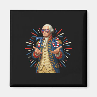 6-7 7-6 George Washington Seven Six Grappige 4 jul Magneet