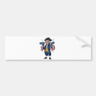 6-7 7-6 George Washington Six Seven Meme 67 Trend Bumpersticker