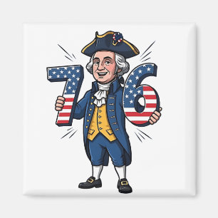 6-7 7-6 George Washington Six Seven Meme 67 Trend Magneet