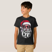 6 7 Christmas 67 Santa Six Seven  T-shirt (Voorkant volledig)