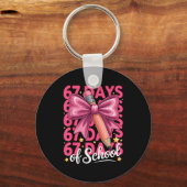 6 7 Days Of School Girls Coquette Bow Cute Funny S Sleutelhanger (Voorkant)