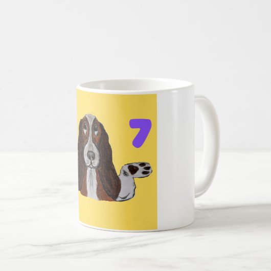 6 7 Funny Crazy Doggie Mug (Devant droit)