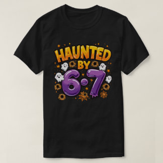 6-7 Halloween geesten en spinnen T-shirt