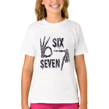 6 7 halloween tshirt voor kinderen