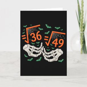 6 7 Halloween Wiskunde Vierkantswortel 67 Meme Gen Kaart