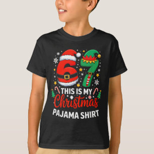 6 7 Kerstmis Zes Zeven Meme Mijn Kerst Pyjama S T-shirt