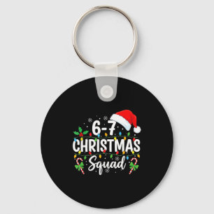 6-7 Kerstploeg Grappig 67 Zes Zeven Meme Kerstmis  Sleutelhanger
