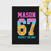 6 7 Mason Verkoop Drip Kaart (Gele Bloem)