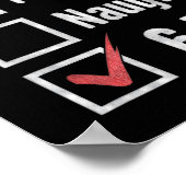 6-7 Meme Brain Rot Nice Naughty 67 Funny Christmas Poster (Hoek)