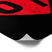 6 7 Meme Heart Gen Alpha Six Seven 67 Valentines B Poster (Hoek)