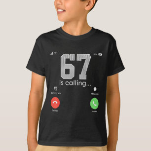 6 7 Meme Kinderen Zes Zeven Jeugd Grappig 6 7 Kost T-shirt