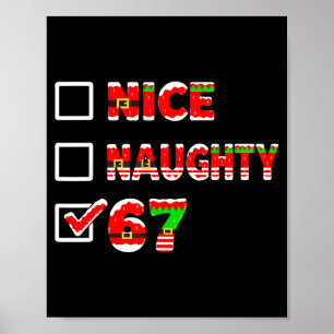 6-7 Meme Leuk Stout 67 Grappige Kerst Lijst Zes Poster