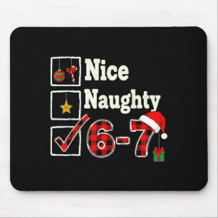 6-7 Meme Leuk Stout 67 Kerstmis Brain Rot Grappig Muismat
