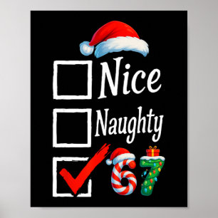 6 7 Meme Leuk Stout 67 Kerstmis Brain Rot Grappig Poster