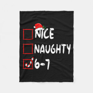 6-7 Meme Leuk Stout 67 Kerstmis Hersenen Rot Grapp Fleece Deken