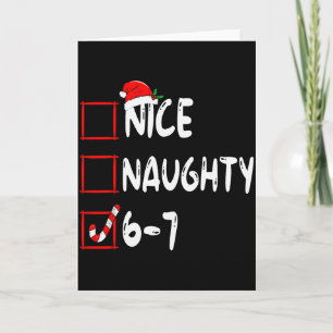 6-7 Meme Leuk Stout 67 Kerstmis Hersenen Rot Grapp Kaart