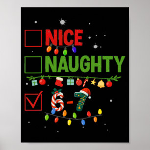 6-7 Meme Leuk Stout 67 Kerstmis Hersenen Rot Grapp Poster