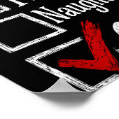 6-7 Meme Nice Naughty 67 Christmas Brain Rot Funny Poster (Hoek)