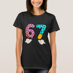6-7 Meme T-shirts 67 Kerst Brain Rot Grappige Jong