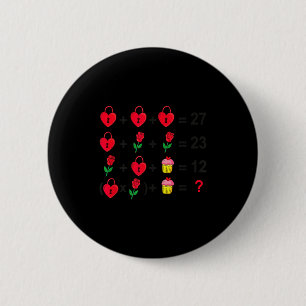 6 7 Meme Zes Zeven Valentijnsdag 67 Doe de Wiskund Ronde Button 5,7 Cm