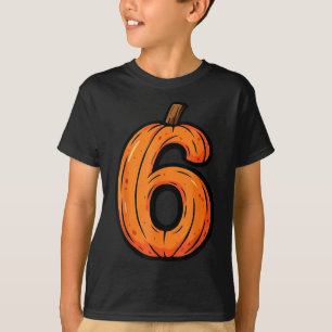 6 7 Pompoen Grappige Zes Zeven Meme Halloween Kost T-shirt