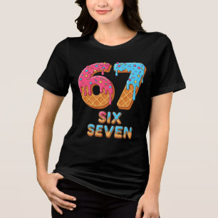 6 7 shirts, ding 6 en ding 7 shirts, Tri-Blend shirt